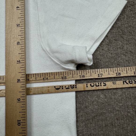 John Galt Ringer T Shirt Women's One Size ( Fits M ) White Angel Graphic Tee - Picture 6 of 7